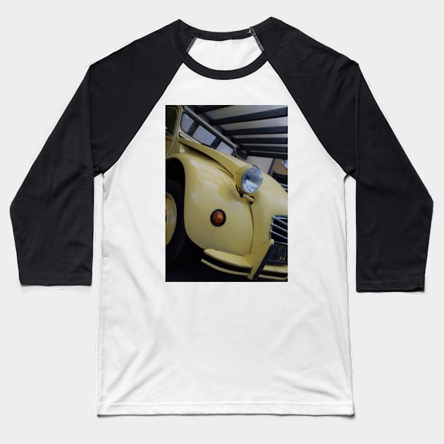 Citroen 2 CV another yellow duckling Baseball T-Shirt by Roland69